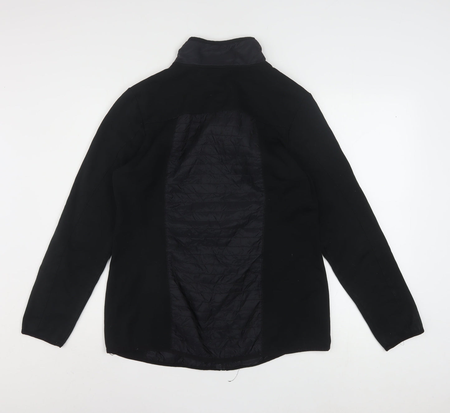 Champion Womens Black XL Windbreaker Jacket Lightweight Full Zip