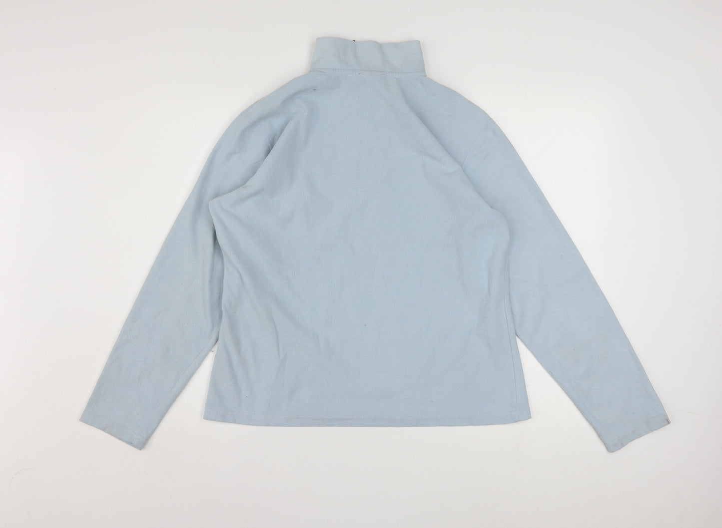 The North Face Womens Blue Fleece 1/4 Zip Pullover Sweatshirt XL