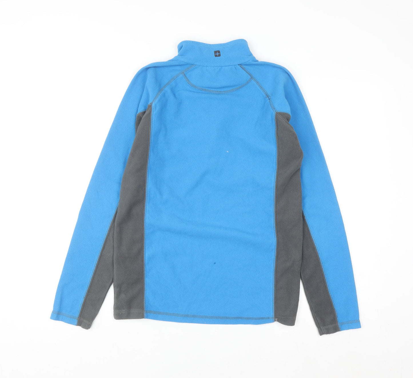 Mountain Warehouse Boys Blue Fleece 1/2 Zip Sweatshirt - 13 Years