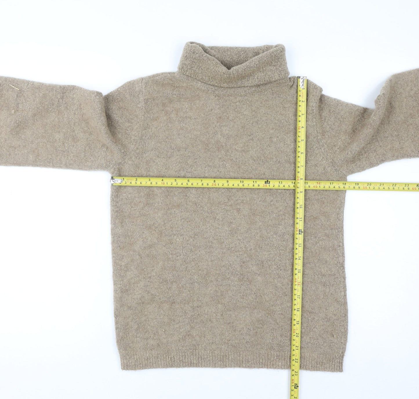 Object Womens Beige Roll Neck Pullover Jumper XS