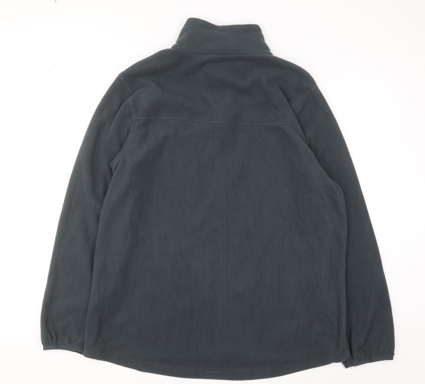 Marks and Spencer Men's Grey Fleece Full Zip Sweatshirt Size L