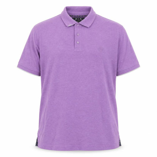 Paul Costelloe Living Men's Purple 2XL Polo Shirt Cotton Blend