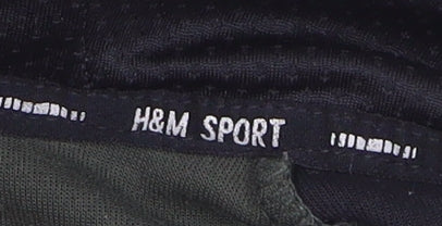 H&M Men's Green Hooded Full Zip Sport Jacket Size M