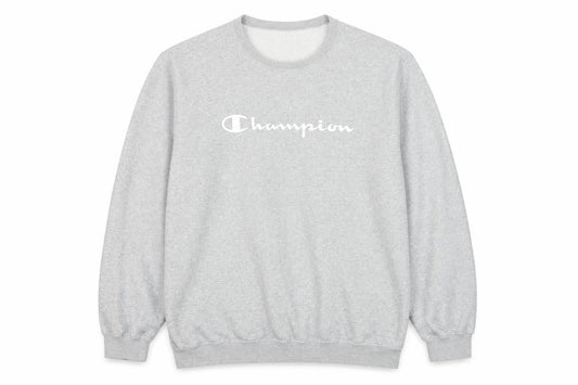 Champion Men's Grey 2XL Crew Neck Pullover Sweatshirt