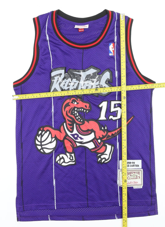 Mitchell & Ness Men’s Purple Raptors 15 Vince Carter Basketball Jersey M