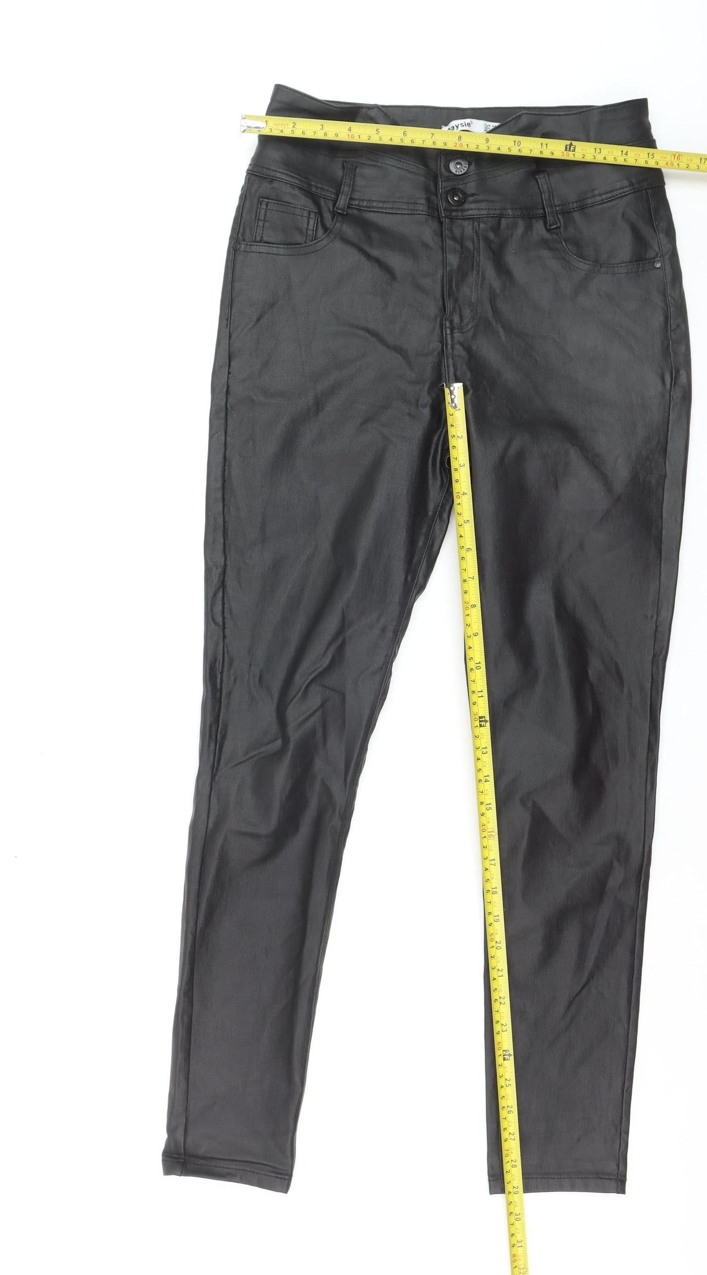 Daysie Women’s Black Size 14 Slim Fit Stretch Jeggings