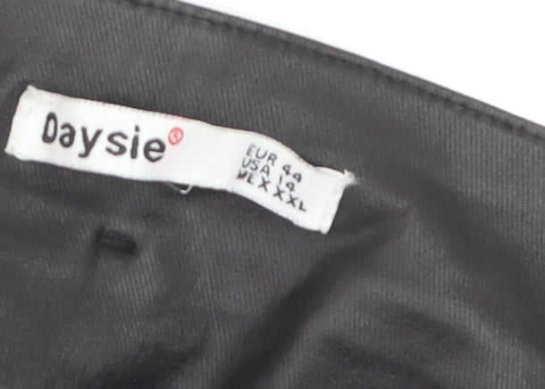 Daysie Women’s Black Size 14 Slim Fit Stretch Jeggings