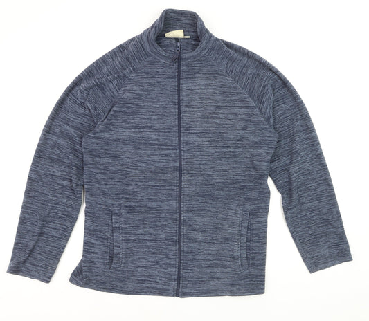 Mountain Warehouse Men’s Blue Full Zip Fleece Sweatshirt Size M