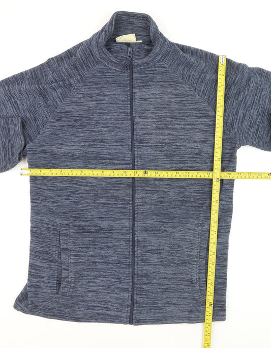 Mountain Warehouse Men’s Blue Full Zip Fleece Sweatshirt Size M