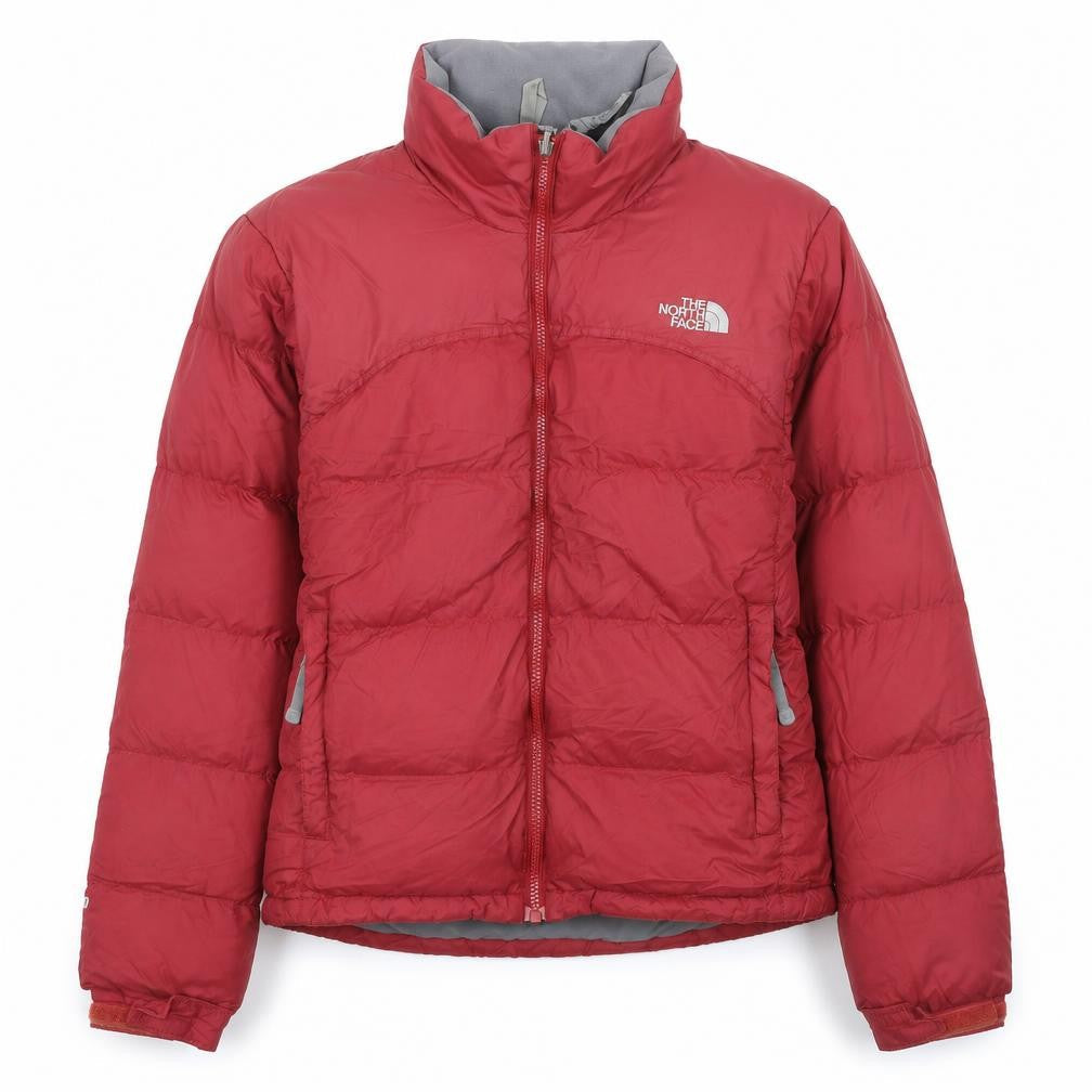 The North Face Women's Red Nylon Down Puffer Jacket Size S