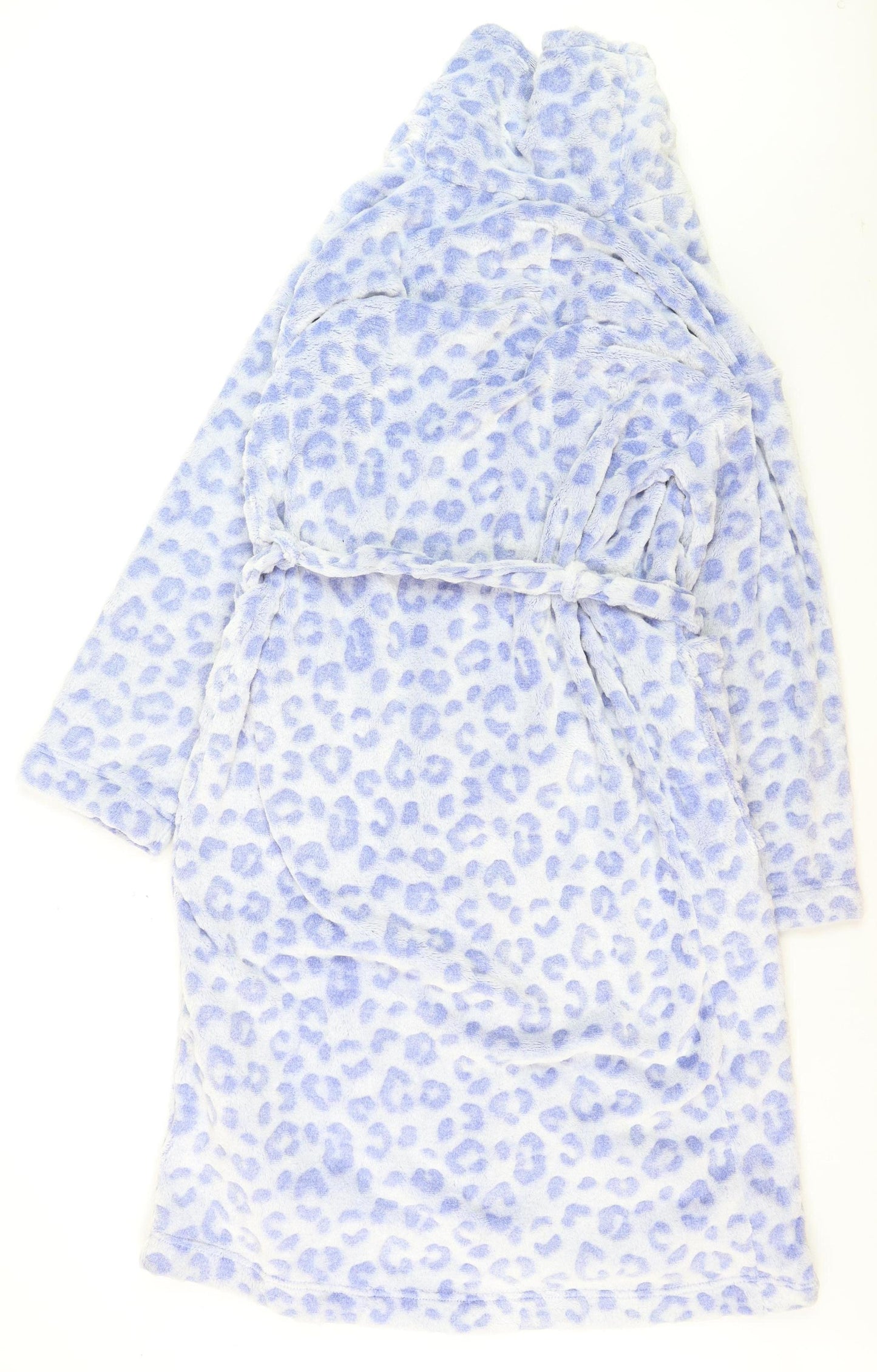Marks and Spencer Women’s Blue Animal Print Fleece Robe S