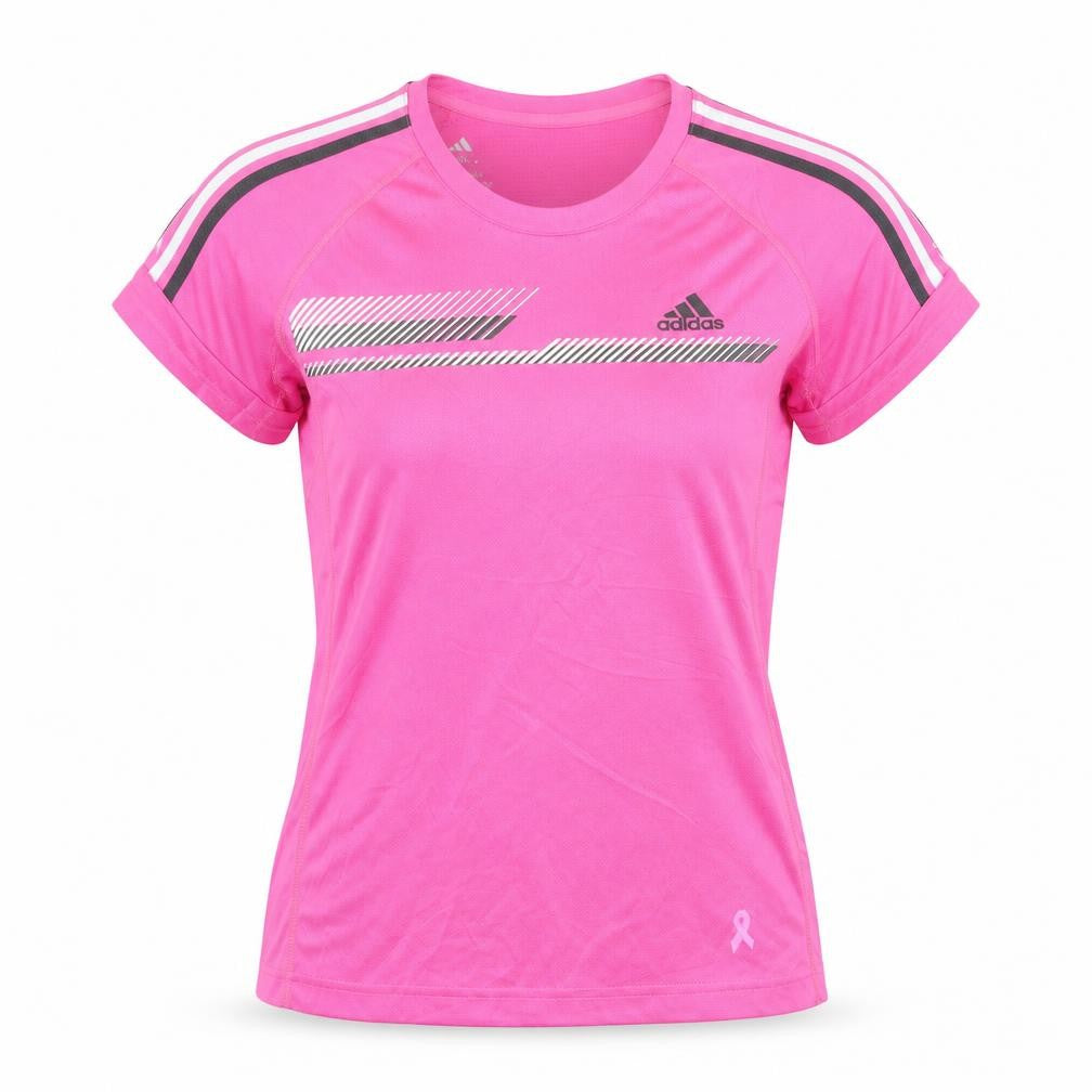 Adidas Girls Pink Climalite Short Sleeve Athletic T-Shirt Size 14 Years