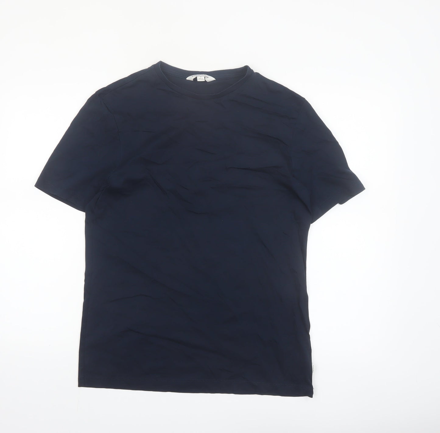 Marks and Spencer Autograph Men's Blue Supima Cotton T-Shirt Size S