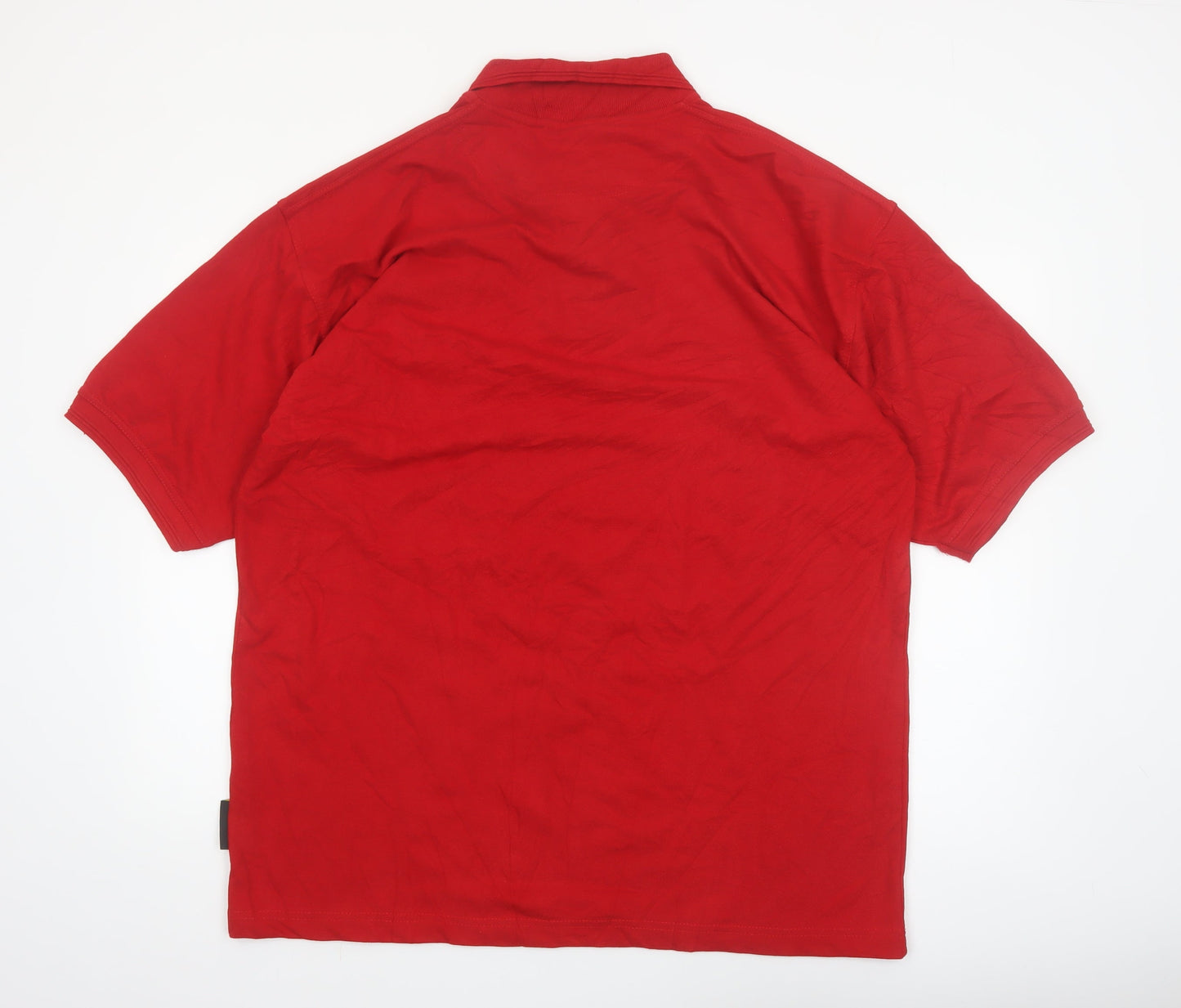 Work Bear Men's Red 2XL Durable Short Sleeve Polo Shirt
