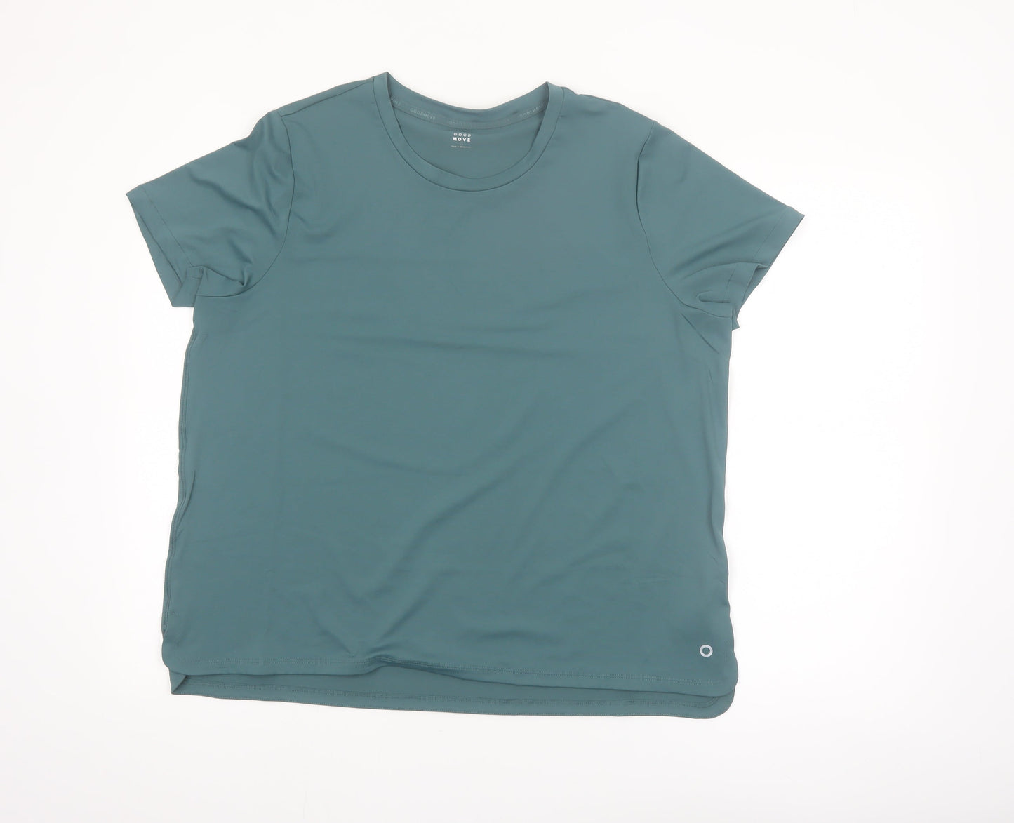 Marks and Spencer Women's Green Goodmove Active T-Shirt Size 20