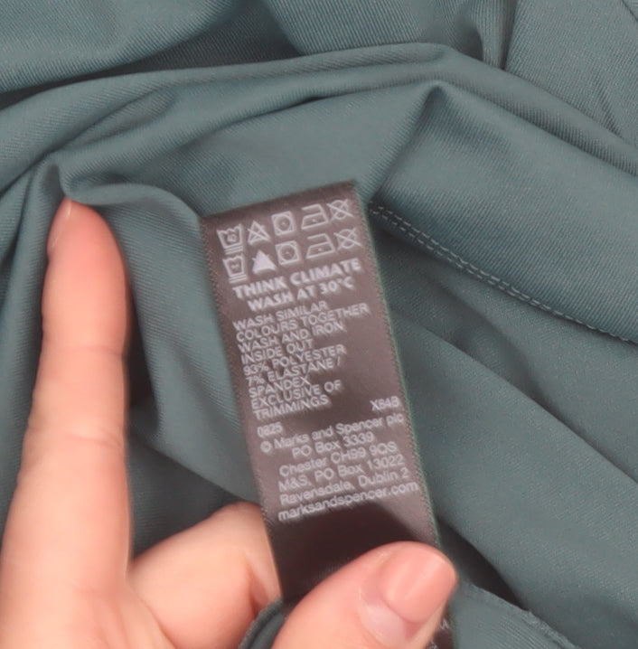 Marks and Spencer Women's Green Goodmove Active T-Shirt Size 20