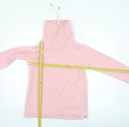 Joules Women Pink UK 10 Pullover Sweatshirt with Funnel Neck