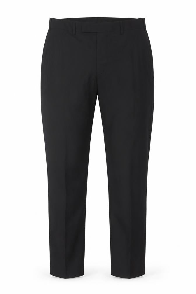 Marks & Spencer Men's Black Slim Fit Dress Trousers 36x31