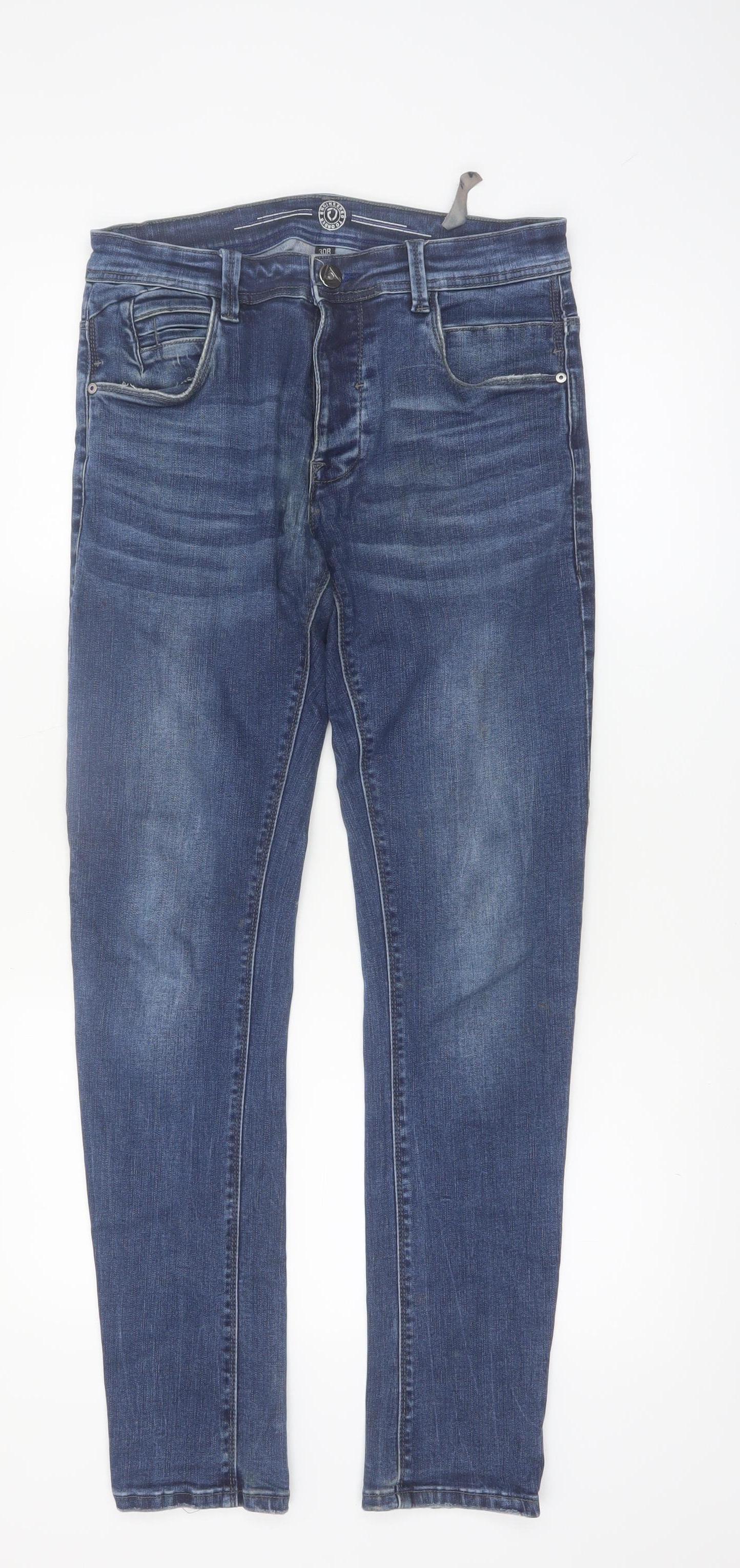 G-Star Raw Men's Blue Slim Fit 30R Denim Jeans