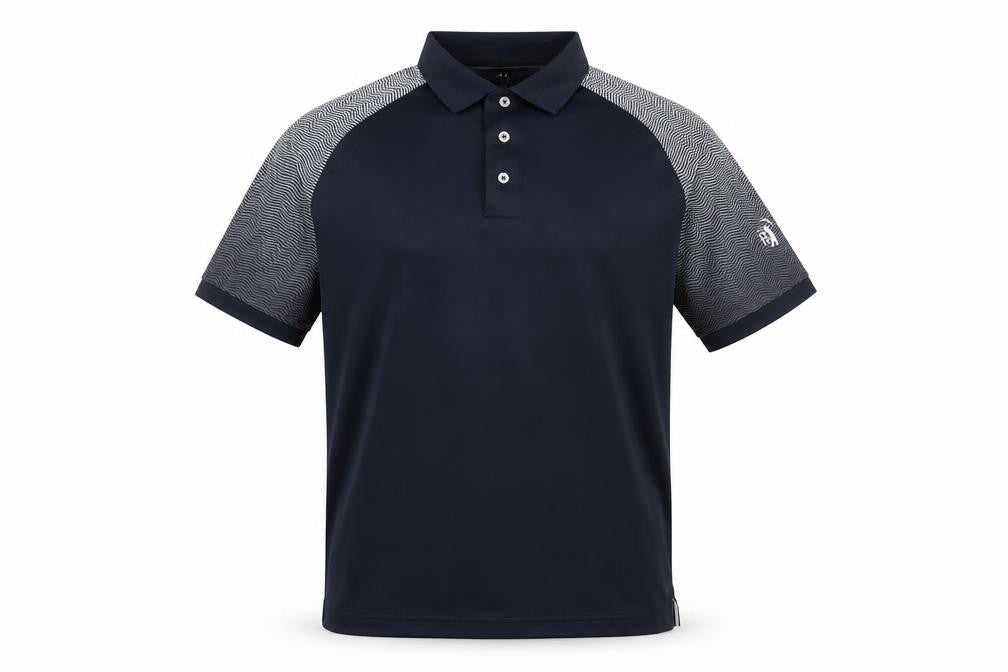 Pádraig Harrington Men's Blue Golf Polo Shirt Size S UV Protection