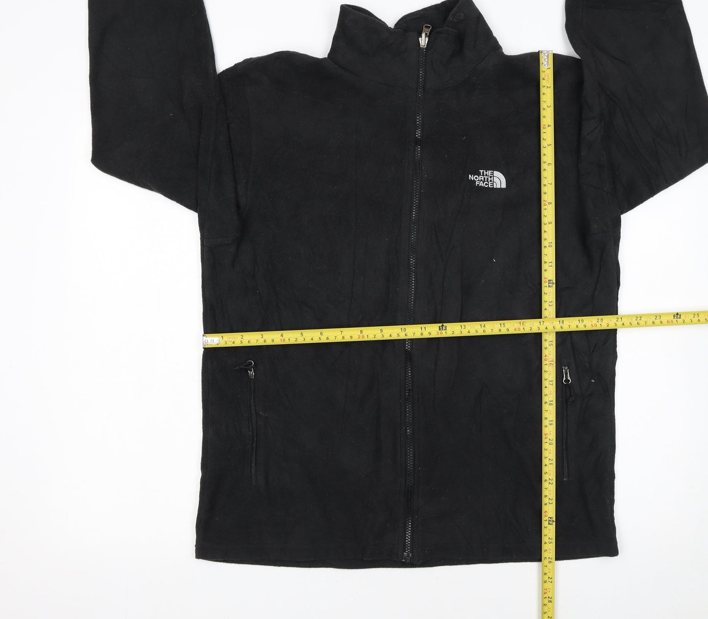 The North Face Men's Black Full Zip Fleece Sweatshirt Size L