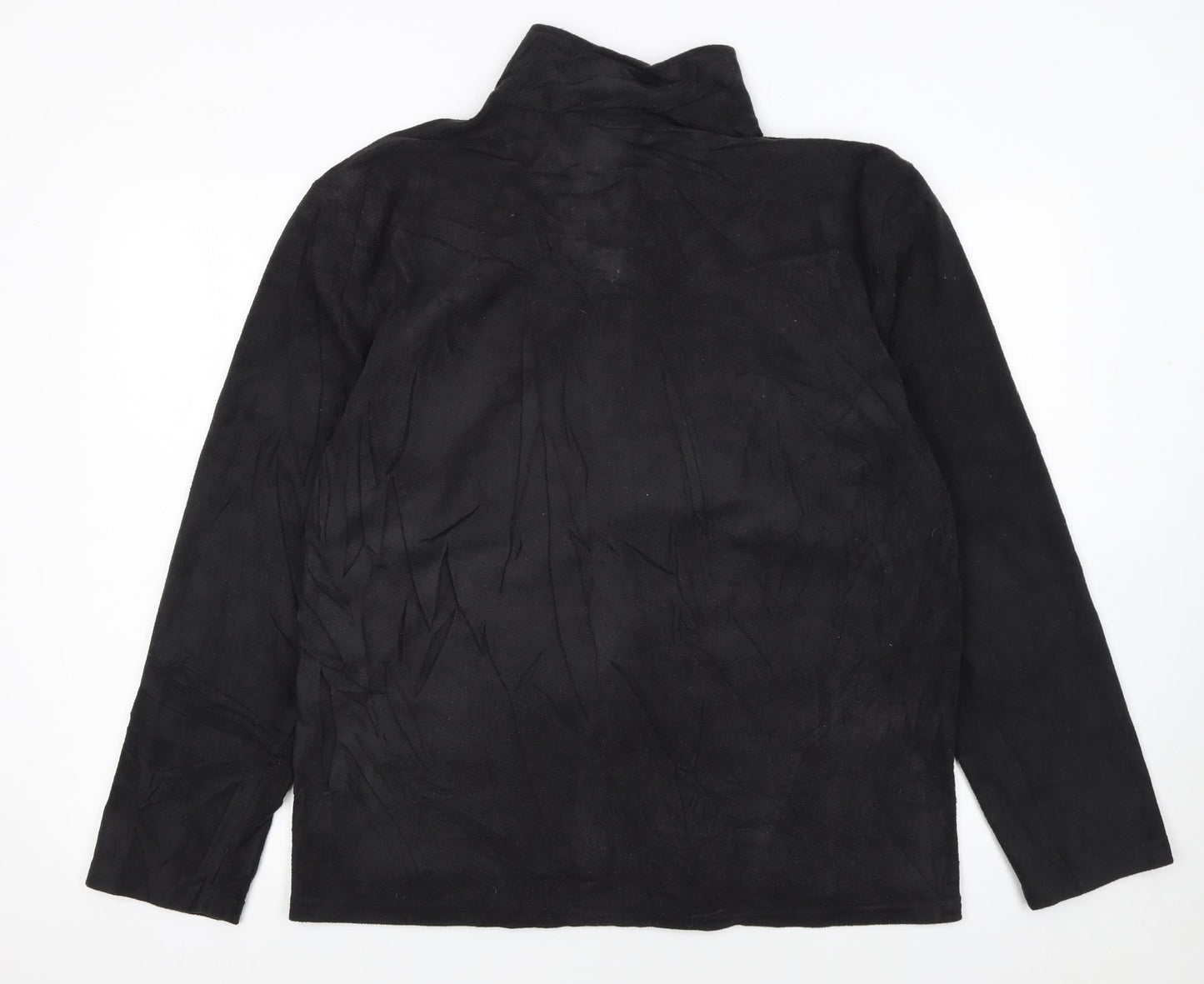 The North Face Men's Black Full Zip Fleece Sweatshirt Size L