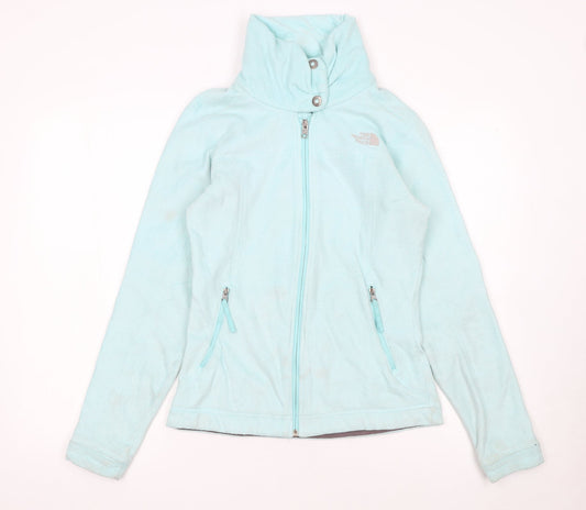 The North Face Women's Blue Full Zip Fleece Sweatshirt S Regular