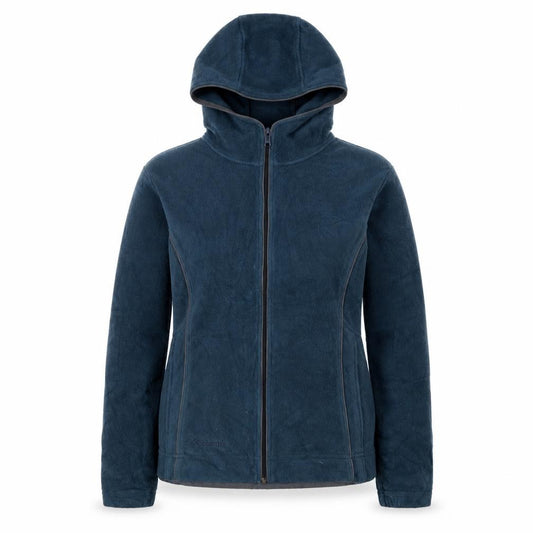 Columbia Women's Blue Fleece Full Zip Hoodie XL Warm Casual