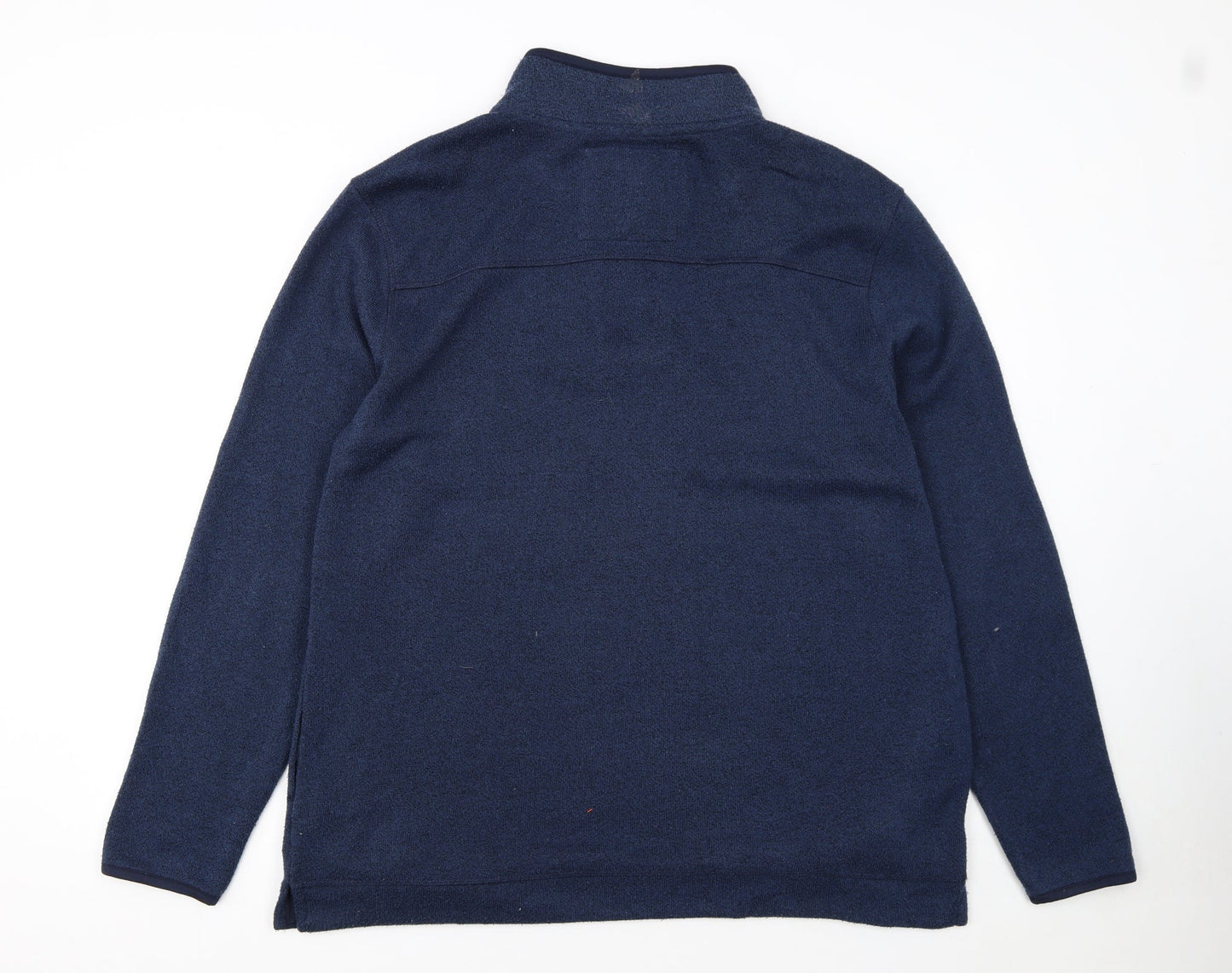 Weird Fish Men's Blue XL 1/4 Zip Fleece Pullover Sweatshirt