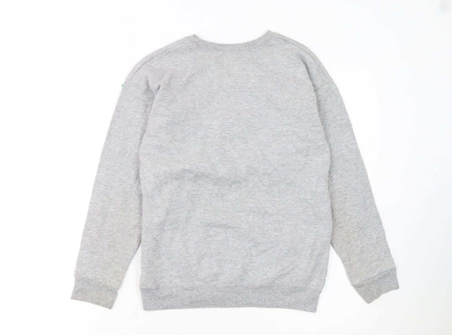 Hanes Unisex Kids Grey Lakers Pullover Sweatshirt L Fleece Sports Style