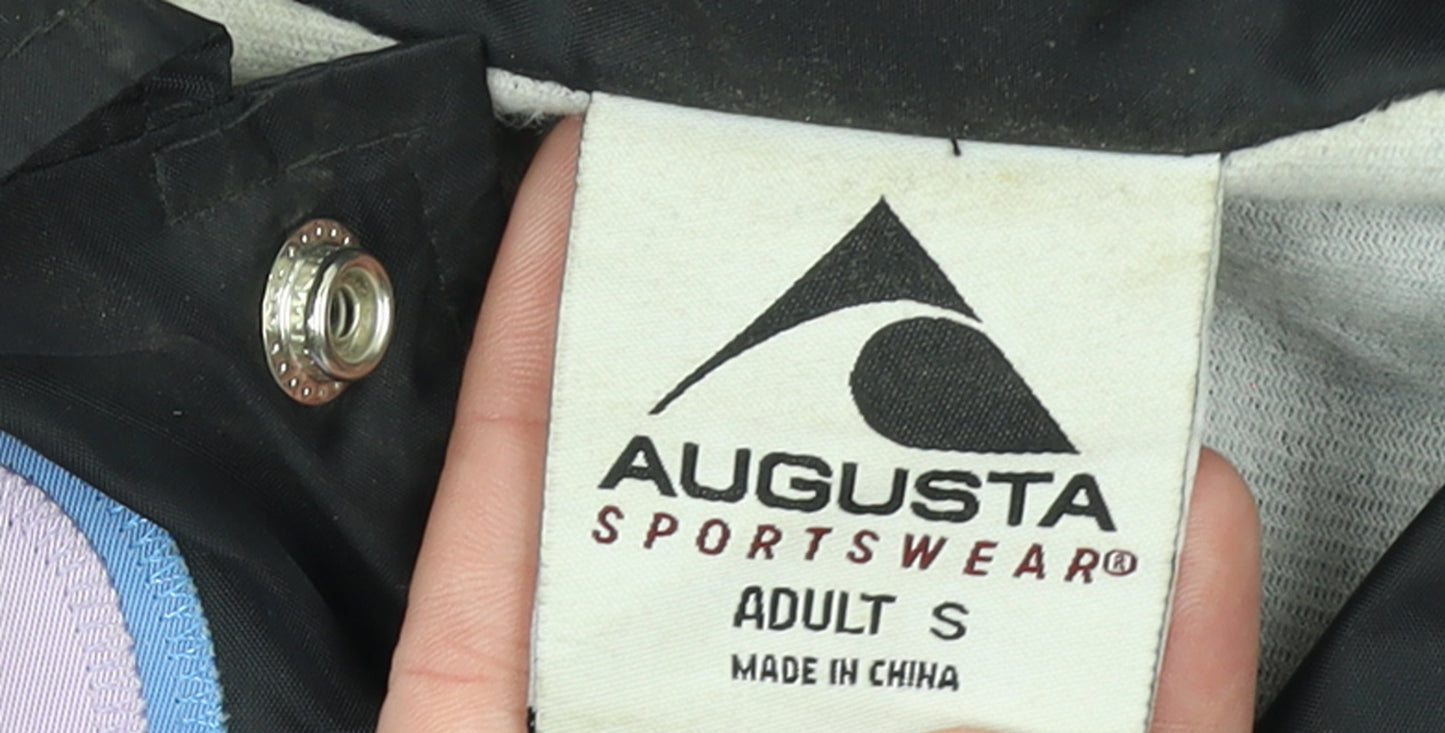 Augusta Sportswear Women's Black S Windbreaker Jacket with Letters and Pockets