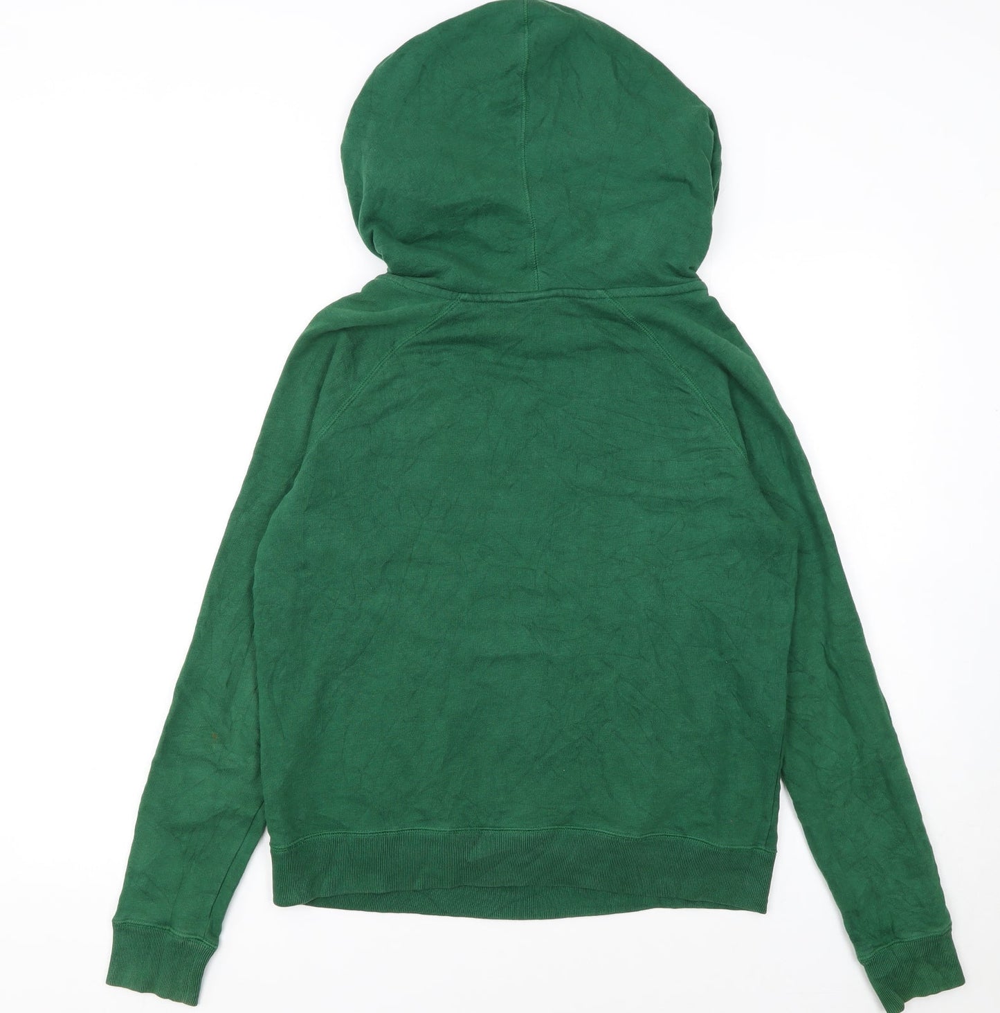 Nike Women’s Green Pullover Hoodie Medium Logo Print Sportswear
