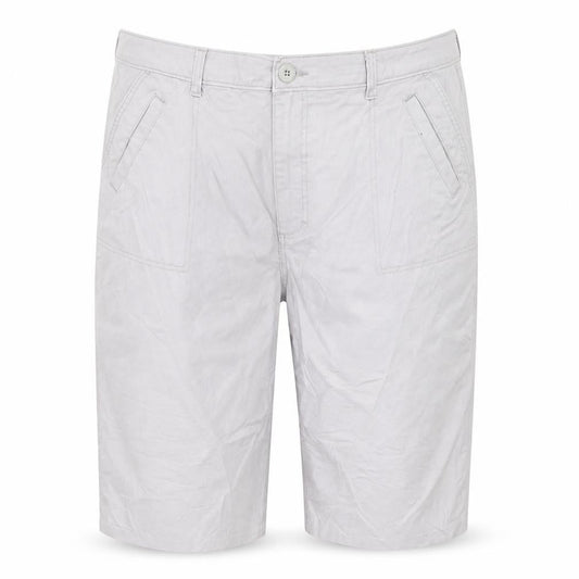 Lee Women’s Grey High Rise Chino Shorts M Regular Fit Heritage