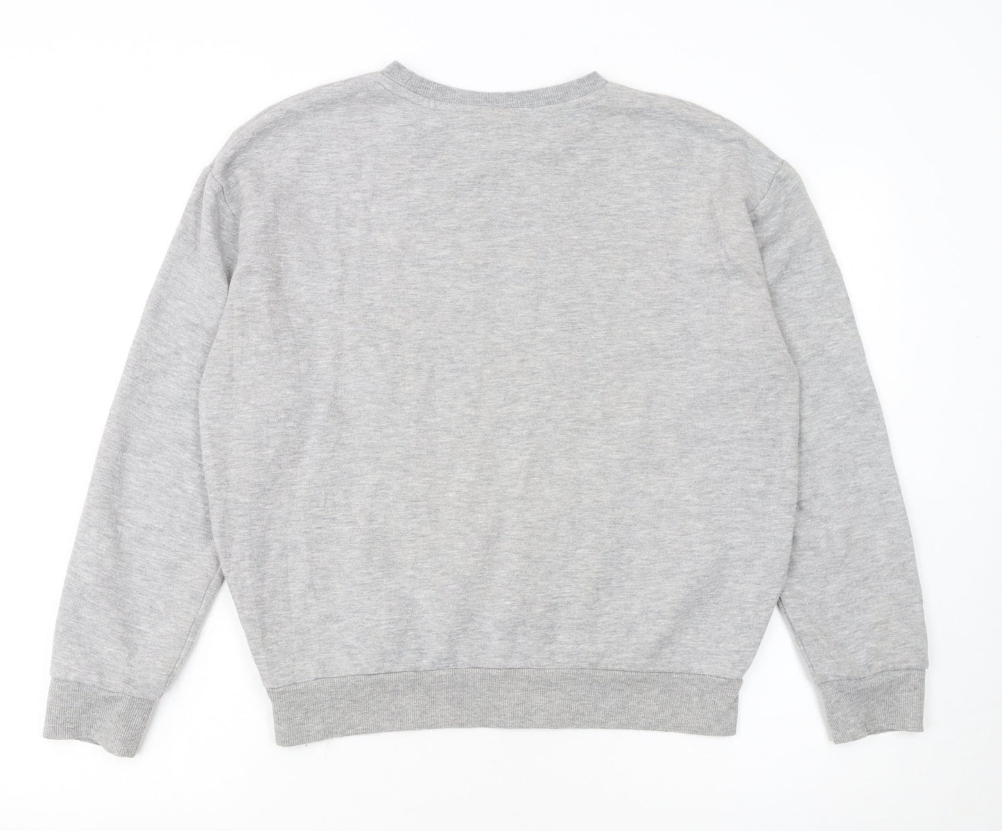 Disney Women Grey Stitch Ohana Sweatshirt Size 10/12 Small