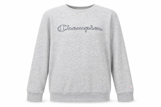 Champion Boys Grey Logo Pullover Sweatshirt 11-12 Years Regular Fit