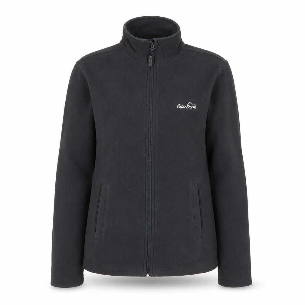 Peter Storm Womens Black XS Fleece Full Zip Outdoor Jacket