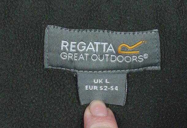 Regatta Men's Green Fleece Full Zip Outdoor Jacket L