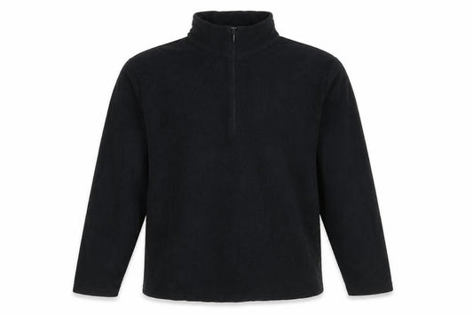 Columbia Mens Black XL 1/4 Zip Fleece Pullover Sweatshirt