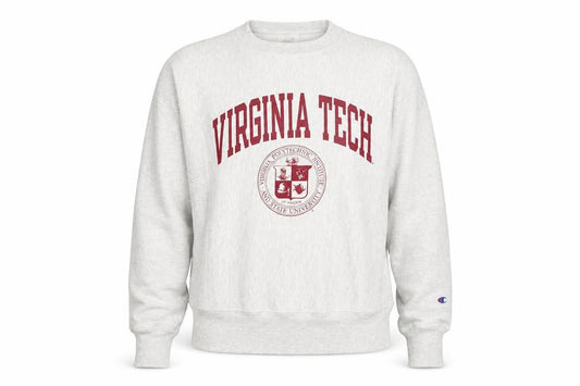 Champion Women's Grey Virginia Tech Reverse Weave Sweatshirt XS