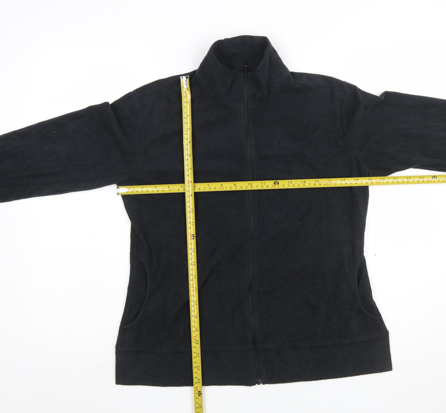 Columbia Women's Black Fleece Full Zip Jacket Size L