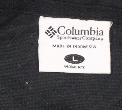 Columbia Women's Black Fleece Full Zip Jacket Size L