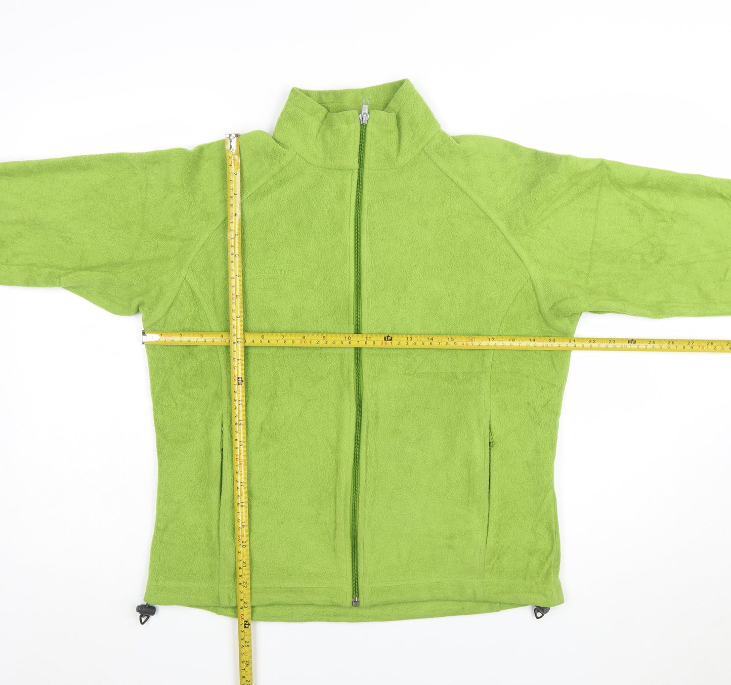 Columbia Women's Green Fleece Full Zip Jacket Size L Outdoor