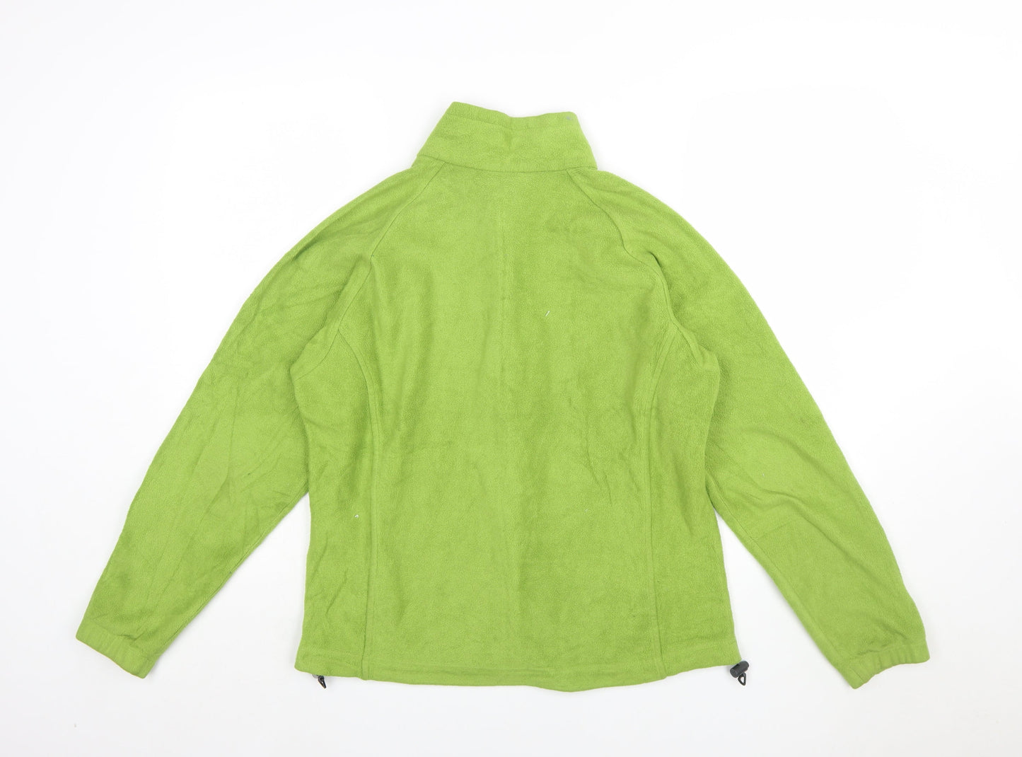 Columbia Women's Green Fleece Full Zip Jacket Size L Outdoor