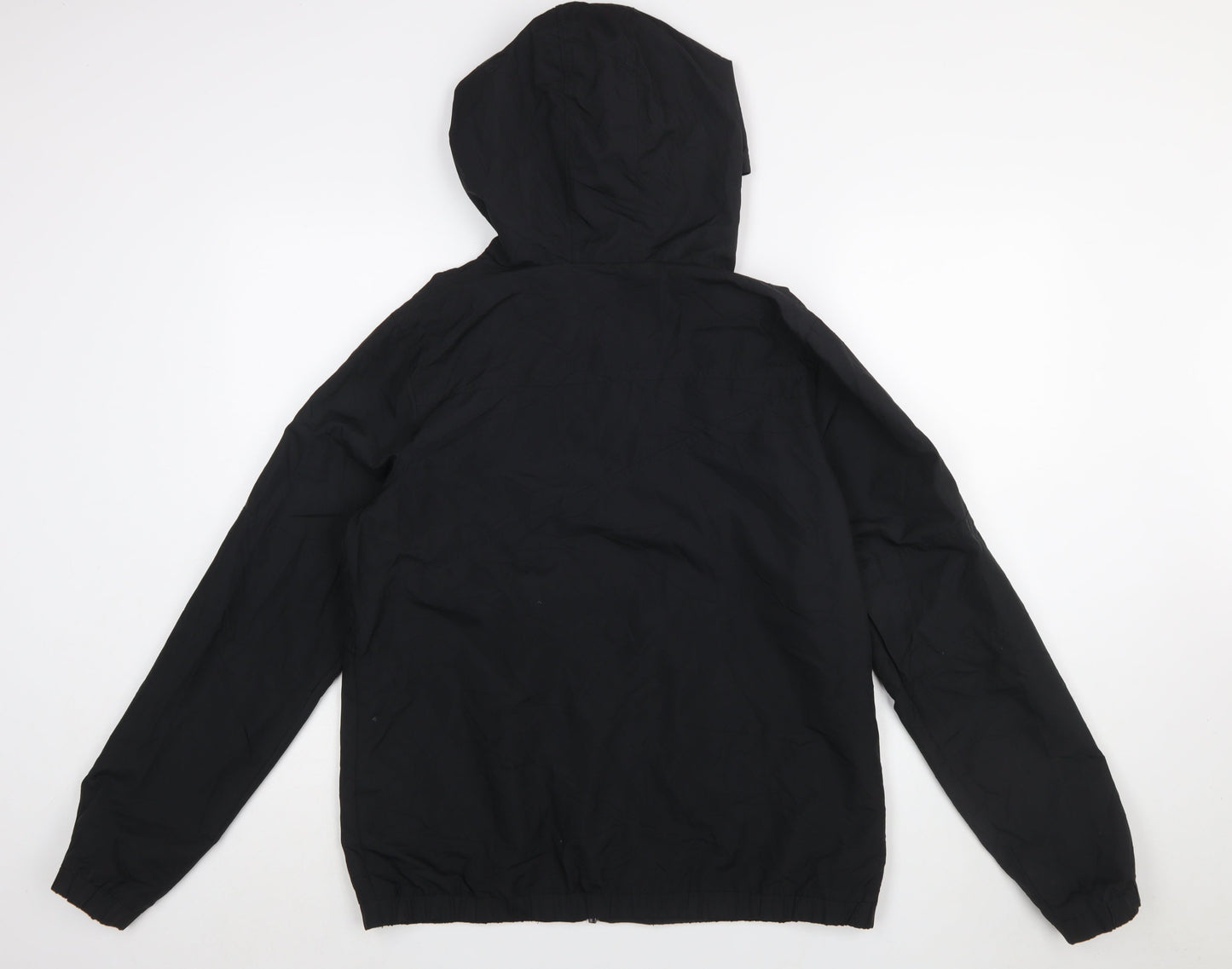 Volcom Women's Black Lightweight Hooded Windbreaker Jacket L