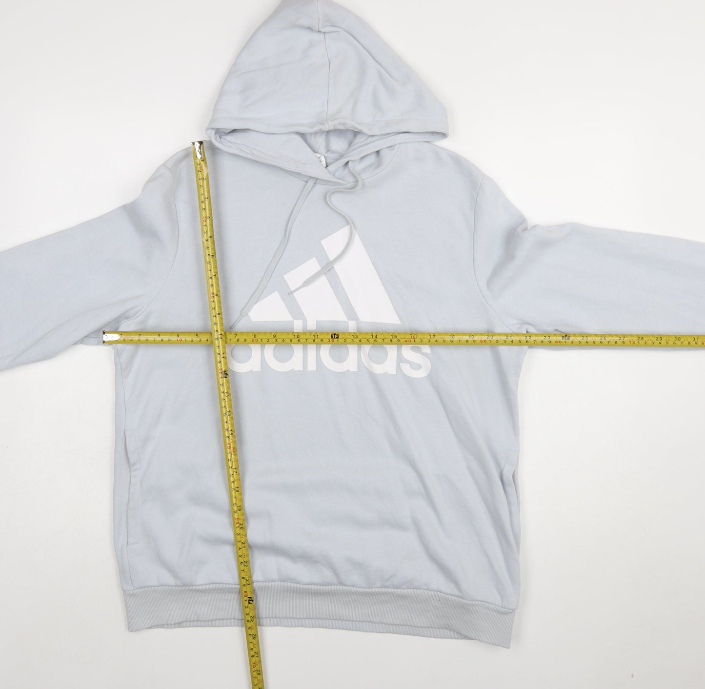 Adidas Women’s Grey Hoodie XL Pullover Logo Casual Cotton Blend