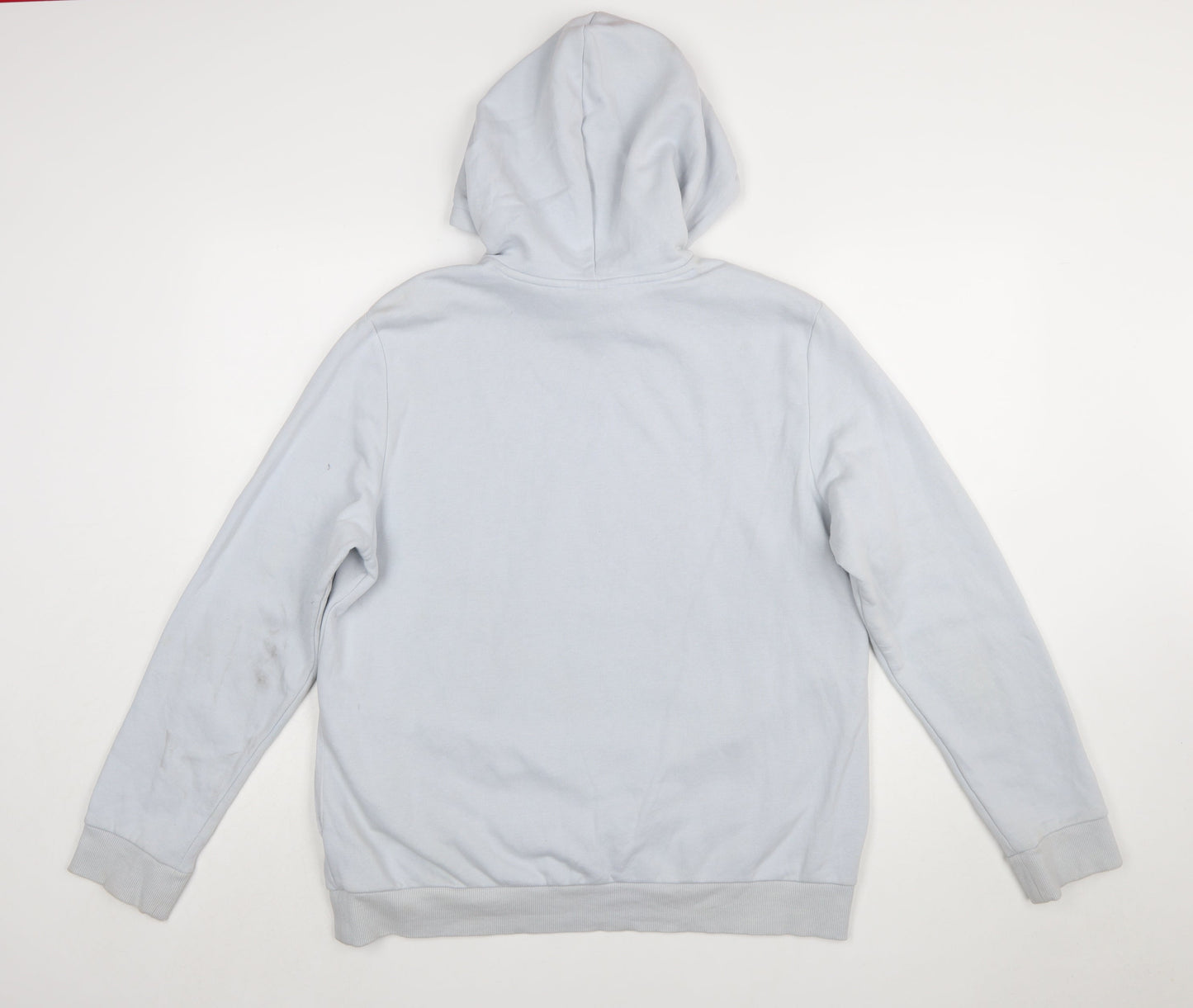 Adidas Women’s Grey Hoodie XL Pullover Logo Casual Cotton Blend