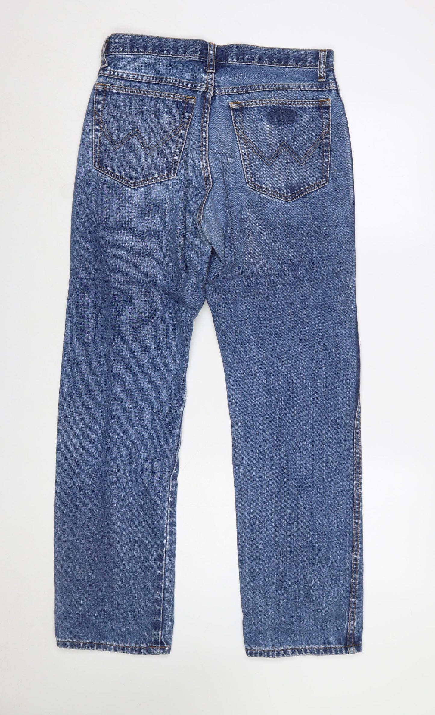 Wrangler Men's Blue Straight Texas Jeans W32 L32 100% Cotton