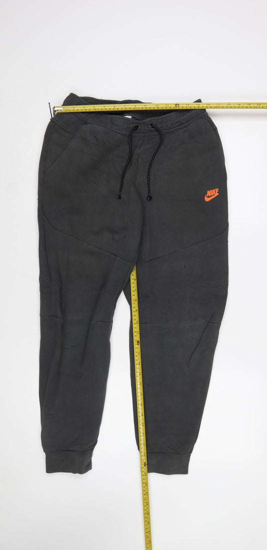 Nike Men's Black Jogger Trousers M Elastic Waist Comfort Fit