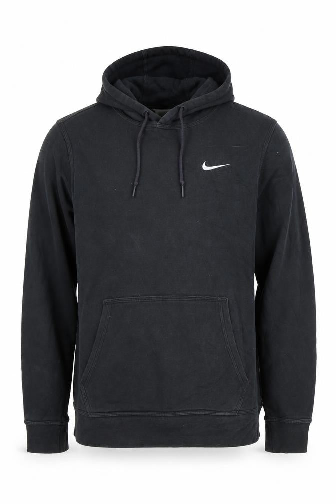 Nike Men Black Small Pullover Hoodie Sports Logo Jersey
