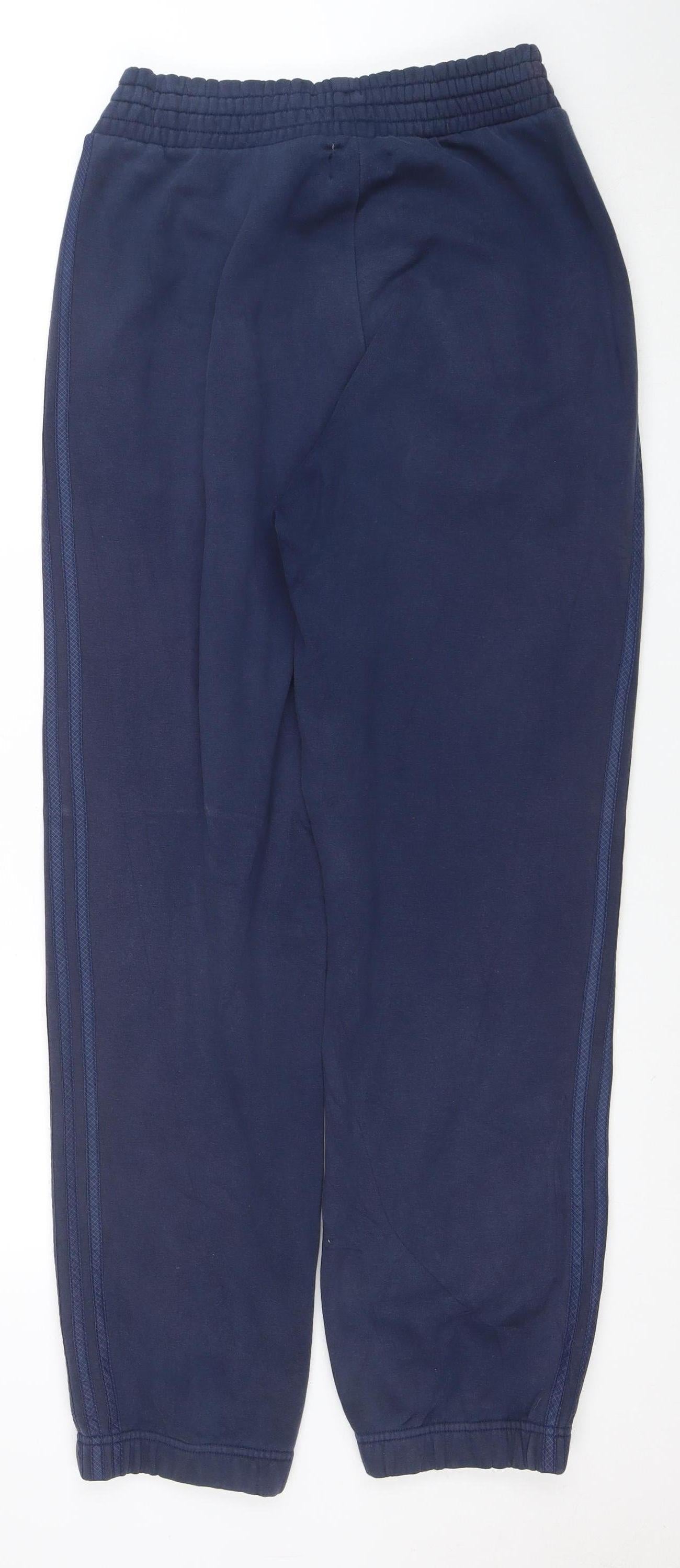 Adidas Men's Blue Jogger Sweatpants M French Terry Regular Fit